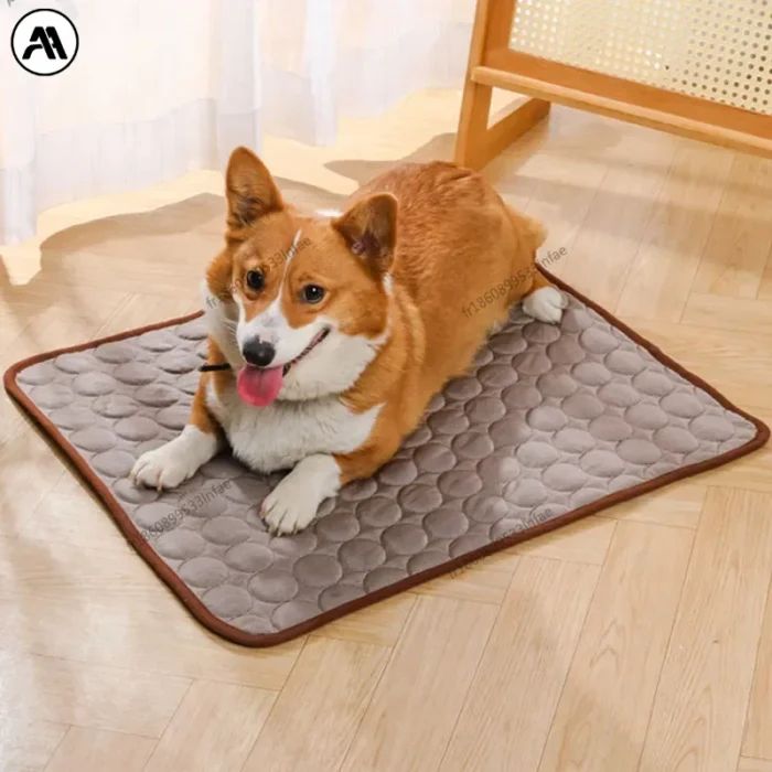 Pet Ice Mats Cooling Summer Cat Dog Blanket Sofa Bed Sleeping Pad for Dogs Puppy Kitten Washable Durable Bite Resistance Pet Pad